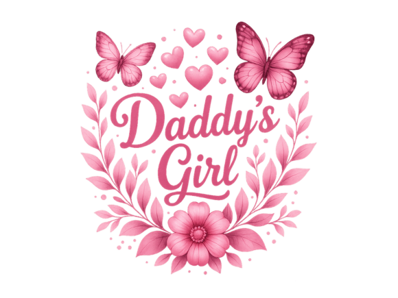 Download Daddy's Girl Flower Butterflie Png - Butterflie Collection