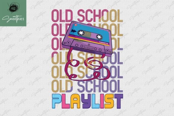 Download Old School Playlist Cassette Retro PNG - Old school Collection