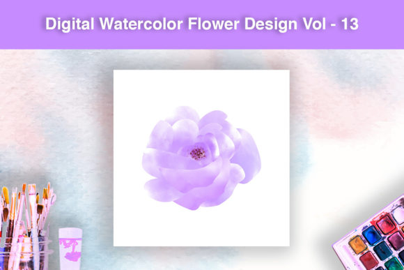 Download Digital Watercolor Flower Design - Watercolor Collection