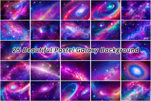 Download Serene Galaxy in Soft Hues - Soft hues Collection