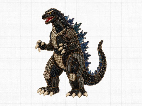 Download Patchwork Godzilla PNG Digital Clipart - Digital clipart Collection