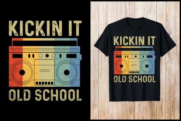 Download Kickin IT Old School 90s Retro T-Shirt - Old school Collection