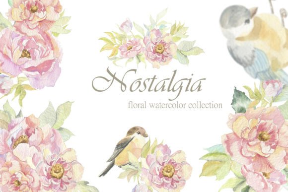 Download Nostalgia. Floral Watercolor Collection - Watercolor Collection